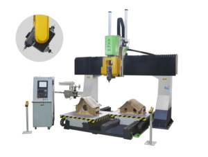 5 trục <span class=keywords><strong>CNC</strong></span> gia công và chế biến trung tâm gỗ ghế trở lại 5-trục <span class=keywords><strong>CNC</strong></span> phay router máy - Product Image 2