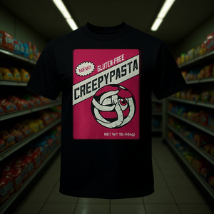 Camiseta Creepypasta sin gluten, camiseta promocional unisex negra para adultos - Product Image 3
