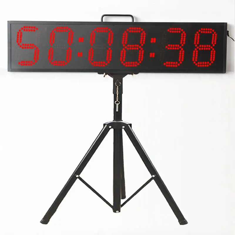 CHEETIE CP28 Electronic Race Timer Single Sided LED Digital Timing Stopwatch Countdown Timer Sport with Stand