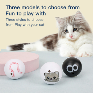 Plastic Movement Squeaky Pet <strong>Cats</strong> <strong>Toys</strong> <strong>Ball</strong> Interactive Dog <strong>Toys</strong> with Ringing Bell - Product Image 5