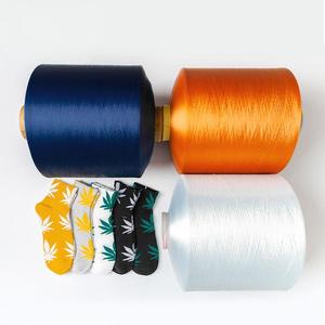 Hot Selling 100% Dope Dyed DTY 180D/48F <strong>Polyester</strong> <strong>Thread</strong> for Socks