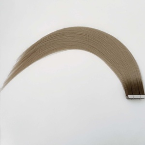 Extensiones de Cabello con Cinta Adhesiva Alineada con la Cutícula 1b Ruso, Extensiones de Cabello con Cinta Adhesiva Fina Invisible para Salón, Cabello Humano Virgen Natural al por Mayor - Product Image 3