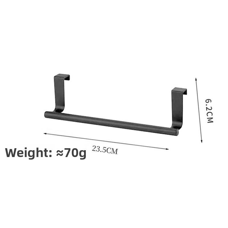 Black hanging towel rack-small size