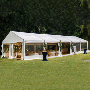 Tendone per feste in PVC bianco resistente 20x40 piedi, grande gazebo per eventi all'aperto, tettoie da giardino, capannoni per deposito all'aperto - Product Image 1