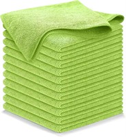 Soft Warp Knitted Towel with Stitched Edges 350gsm Superfine Fiber Multifunctional Work Towel 40*40cm