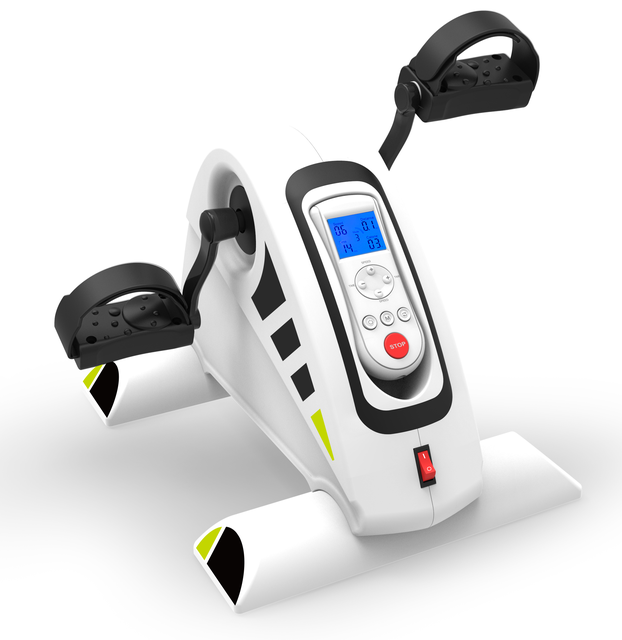 Upper & Lower Body Active and Passive Trainer Indoor Smart Cycle Motorized Electric Mini Foot Pedal Exercise Bike Leg Machine