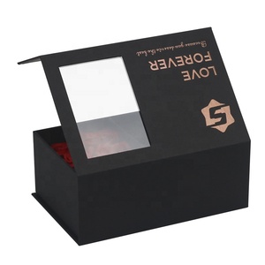 Cadeau avec inscription I love you, boîte rectangle, avec <span class=keywords><strong>fleur</strong></span> en argile, pour la saint-valentin, pour la fête des mères, boîte cadeau pour petite amie - Product Image 5