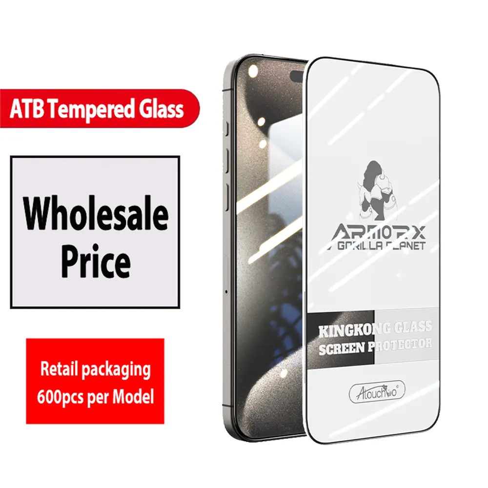 ATB toptan fiyat koruyucu film Iphone 16 15 14 pro max Hd temizle 9H cam ekran koruyucu