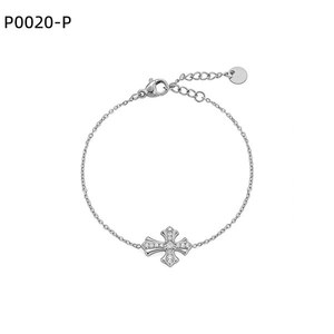 Pulsera de moda con circonita P0020 para mujer, joyería de alta calidad - Product Image 1