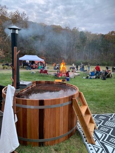 Hachillspa Traditionele 3-4 Persoons Western Red Ceder Massief Houtgestookte Hot Tub <span class=keywords><strong>Spa</strong></span> Buiten Binnenplaats - Product Image 6