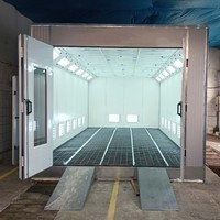 Four de cuisson pour voiture avec ventilateurs d'air 4kw et 7.5kw Cabine de peinture