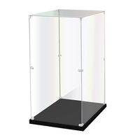 Boîte de présentation en acrylique transparente à assembler pour Lego, alternative au boîtier en verre pour l'affichage de figurines, jouets, rangement à domicile