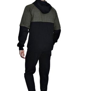 ขายส่งบุรุษโลโก้ที่กําหนดเองวอร์มกีฬาแจ็คเก็ตเสื้อกันหนาวหมวกและชุด Jogger ผู้ชาย - Product Image 4
