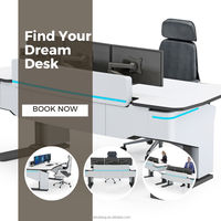 Solution de console de trafic aérien moderne personnalisée Wubang Bureau de console de salle de contrôle de sécurité de meubles commerciaux spéciaux
