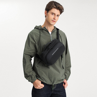 Ozuko – sac à bandoulière imperméable pour homme, sac banane pour l'entraînement, la randonnée, les voyages, la course, le ski, mode 9551