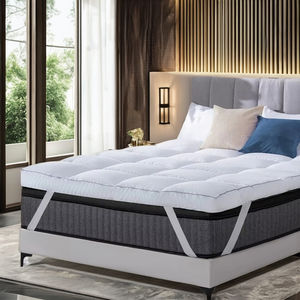 Protector <span class=keywords><strong>de</strong></span> colchón <span class=keywords><strong>de</strong></span> algodón acolchado lavable con parte superior <span class=keywords><strong>de</strong></span> almohada 8-21 "bolsillo profundo para camas <span class=keywords><strong>de</strong></span> hospital y camas en casa - Product Image 2