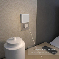 Interrupteur automatique pour couloir d'escalier, chambre à coucher, détection de lumière carrée, contrôle Intelligent de la lumière, veilleuse Led