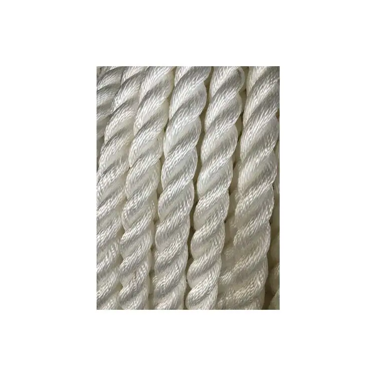Độ Bền Cao 20Mm-40Mm 3 Sợi Polyester Rope Twist Rope Đối Với Tàu Và Câu Cá