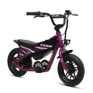 Moto électrique pour enfants TXED 24V/180W, mini vélo électrique, roues intégrées de 12 pouces, cadre entièrement antichoc - Product Image 3