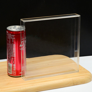 Caja de Regalo Cuadrada Personalizable de Alta Transparencia para Pastel de Boda, Caja Vacía, Material PS de Grado Alimenticio, Caja de Embalaje para Regalos - Product Image 2