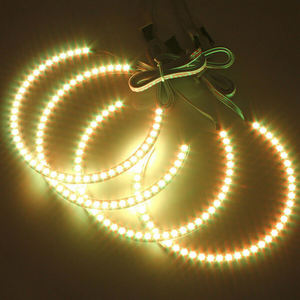 Pour BMW E36 E38 E39 <span class=keywords><strong>E46</strong></span> M3 <span class=keywords><strong>Angel</strong></span> <span class=keywords><strong>Eyes</strong></span> Haloo Ring 168 RGB 5050 <span class=keywords><strong>SMD</strong></span> LED multicolore avec 16 couleurs modifiables - Product Image 6