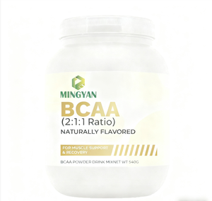 BCAA 2:1:1 en Polvo, Aminoácidos de Cadena Ramificada para Recuperación Muscular, Resistencia en el Entrenamiento, Aumento de Energía, Quema de Grasa, Suplementos para Adultos, Sin GMO - Product Image 1