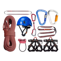 Harnais d'équipement de sauvetage Combinaison d'évasion descendante en polyester et en aluminium Kit de sauvetage d'urgence Fire Escape Home Suit