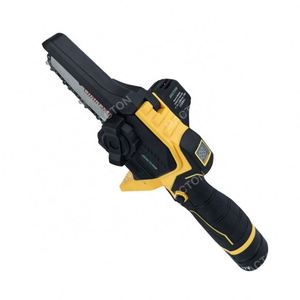 เลื่อยโซ่ไฟฟ้าไร้สาย 12V แบตเตอรี่ลิเธียม ขนาด 4 นิ้ว เลื่อยโซ่ไฟฟ้าขนาดเล็ก พกพาสะดวก สำหรับตัดไม้ - Product Image 1