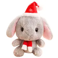 नई शैली अमेरिकी फजी लोप loppy कान वाले खरगोश प्यारा सफेद खरगोश भरवां खिलौना वेलेंटाइन दिन के लिए क्रिसमस उपहार