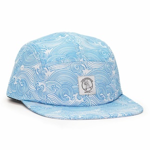 Gorras de Correr Personalizadas de 5 Paneles con Parche Tejido con Logotipo, Gorras Desestructuradas con Estampado Completo - Product Image 3