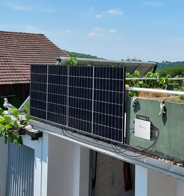 Installazione rapida wi-fi sistema solare intelligente Microinverter solare 600w 800W balcone