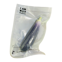 Sac sous vide en résine PLA entièrement biodégradable et compostable pour aliments pour animaux, fruits frais, chewing-gum, aliments en conserve, stockage du lait
