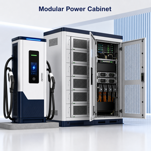 เครื่องชาร์จรถยนต์ไฟฟ้าขนาดเล็ก 600kW Ultra-FaQx2000 สำหรับการชาร์จเร็ว CCS2 OCPP กำลังสูง หัวชาร์จคู่ สถานีชาร์จรถยนต์ไฟฟ้า - Product Image 4