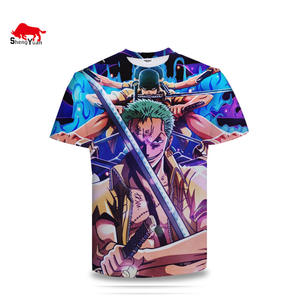 사용자 정의 애니메이션 전체 인쇄 의류 남성 <span class=keywords><strong>T</strong></span> 셔츠 만화 캐릭터 3d 인쇄 <span class=keywords><strong>T</strong></span> 셔츠 - Product Image 6