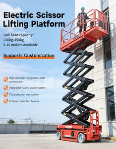 Plataforma Elevadora de Tijera Móvil Hidráulica de 6m 8m 10m <span class=keywords><strong>12m</strong></span>, Elevador de Tijera Portátil - Product Image 2