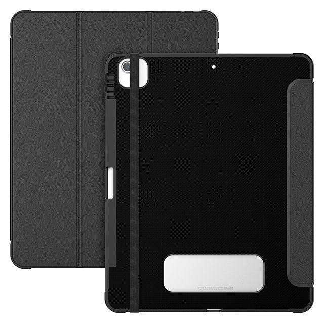 Magnetic Business Folio Tablet case for iPad Air 13 2024/Pro 13 2024 Universal PU Leather Cover With Pencil Slot