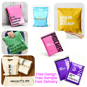 Personalizado su propio diseño de logotipo Impresión Reciclable Poly Mailer Bolsas Ldpe Courier Sobre Bolsas de envío para embalaje - Product Image 6