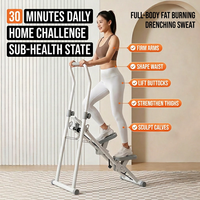 Climber d'exercice cardio multifonctionnel pliable en acier pour entraînement complet du corps, stepper réglable, écologique et durable pour le fitness