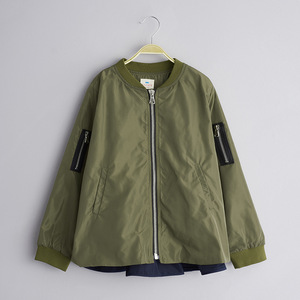 Vestes pas chères en gros pour filles, vestes à double fermeture éclair bicolores importées de Chine - Product Image 4