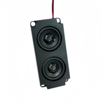 Haut-parleur double 4 ohms 10 W, cavité 100*45 mm, cadre rectangulaire, 90 dB, résonance scellée, fréquence 550-20 kHz, enceinte stéréo pour moniteur de jeu