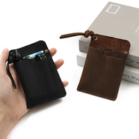 Funda de Cuero Genuino para Linterna de Camping, Portátil, para Hombre, Funda de Cuero Vacuno, Organizador de Bolsillo EDC, Funda para Navaja