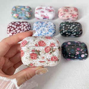 Funda Protectora Rígida para Auriculares con Diseño Floral, Impresión IMD, Anti-Caídas, para <span class=keywords><strong>Airpods</strong></span> 3 y <span class=keywords><strong>Airpods</strong></span> Pro 3 - Product Image 4