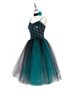 Vestido tutú de encaje largo para mujer, tutú de Ballet largo para baile Romance - Product Image 2