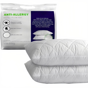 <span class=keywords><strong>Almohada</strong></span> Rectangular de Espuma Viscoelástica para Bebés con Diseño Acolchado en Forma de Diamante para Bebés, Madres y Embarazadas - Soporte Cervical Moderno de 200 Hilos - Product Image 1