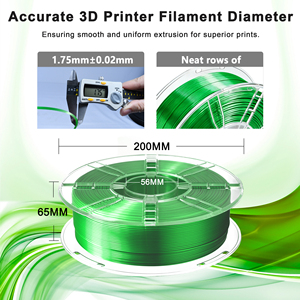 Filamento para Impresora 3D IBOSS Silk Green de Alta Calidad, 1 kg/bobina, PLA Plus con Resistencia Mejorada, 1.75 mm/2.85 mm - Product Image 4