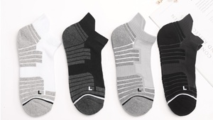 Wholesale <strong>GYM</strong> Terry Breathable Athletic <strong>Sock</strong> Custom <strong>Men</strong> Women Basketball Ankle Sport <strong>Socks</strong> - Product Image 6