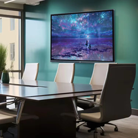 Pizarra Interactiva para Enseñanza en Interiores de 75 Pulgadas, Android/Windows, 4K UHD, 40 Puntos Táctiles, Pantalla Táctil