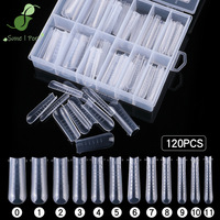 Uñas Postizas Transparentes Ultrafinas de Longitud Igual SunelPort, Diseño Cuadrado, Puntas Largas, No. 120 Piezas, Rejilla Recta