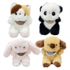Llaveros de Peluche Personalizados de Fantasmas y Dinosaurios, Animales de Peluche de Ganchillo, Lindos Llaveros para Niños con Gancho y Accesorios Florales - Product Image 3