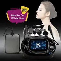 Gran Oferta: Máquina Portátil de Radiofrecuencia Tensamax 448K de Plástico ABS para Reafirmar la Piel, Contorno Facial, Eliminación de Arrugas y Escultura Corporal